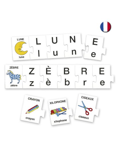 Cherche les lettres (français)