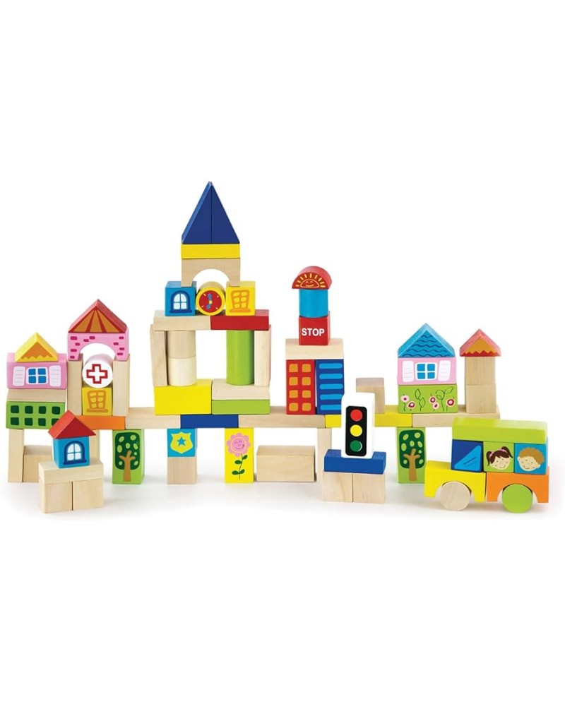 Wooden Blocks - 75pcs City