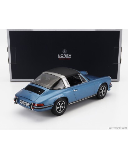 NOREV - PORSCHE - 911S 2.4 TARGA 1973 - BLUE MET