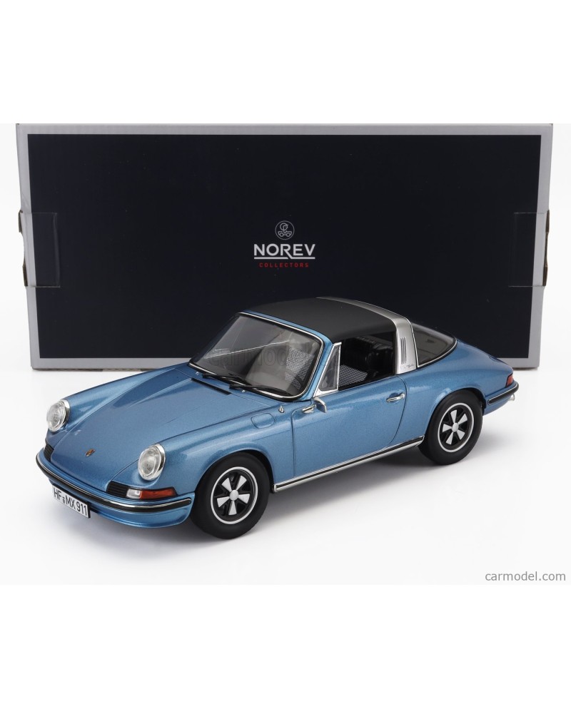 NOREV - PORSCHE - 911S 2.4 TARGA 1973 - BLUE MET