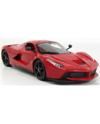 BURAGO - FERRARI - LAFERRARI 2013 - BLACK WHEELS 1/18