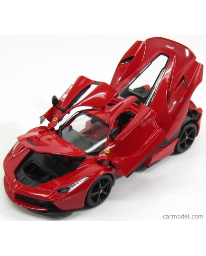 BURAGO - FERRARI - LAFERRARI 2013 - BLACK WHEELS 1/18