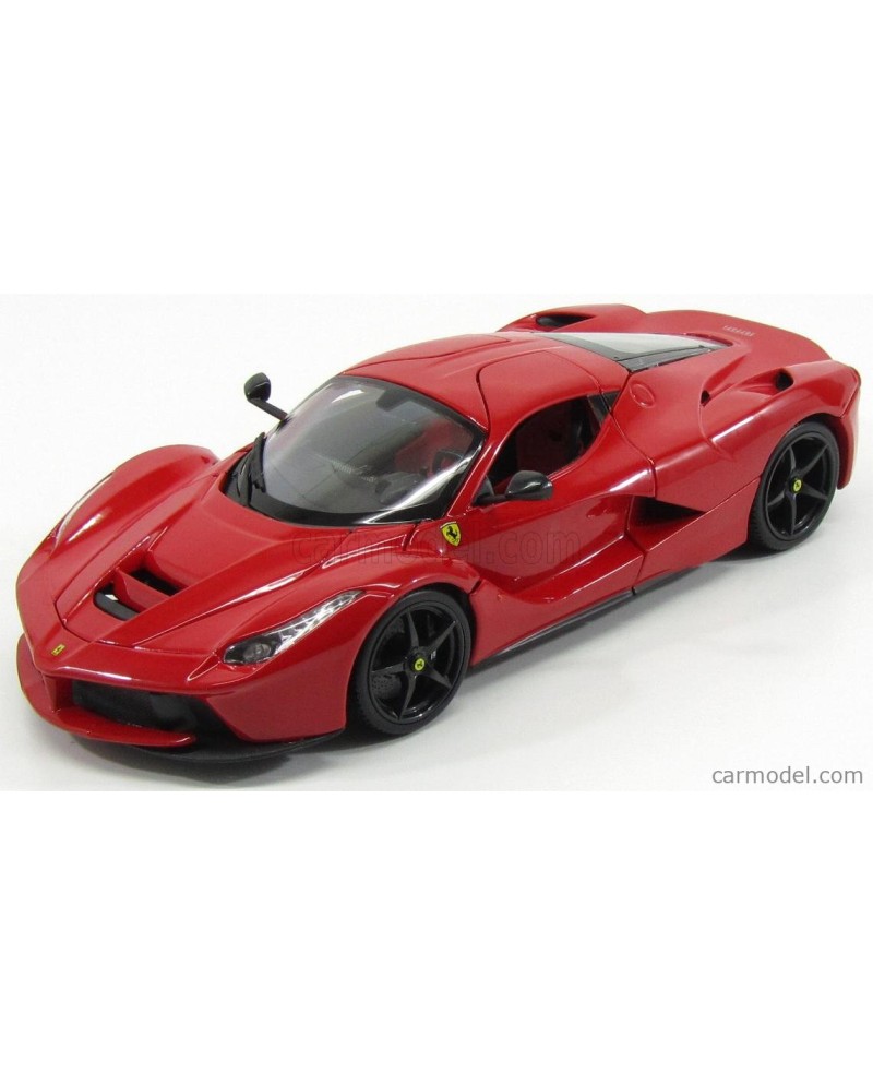 BURAGO - FERRARI - LAFERRARI 2013 - BLACK WHEELS 1/18